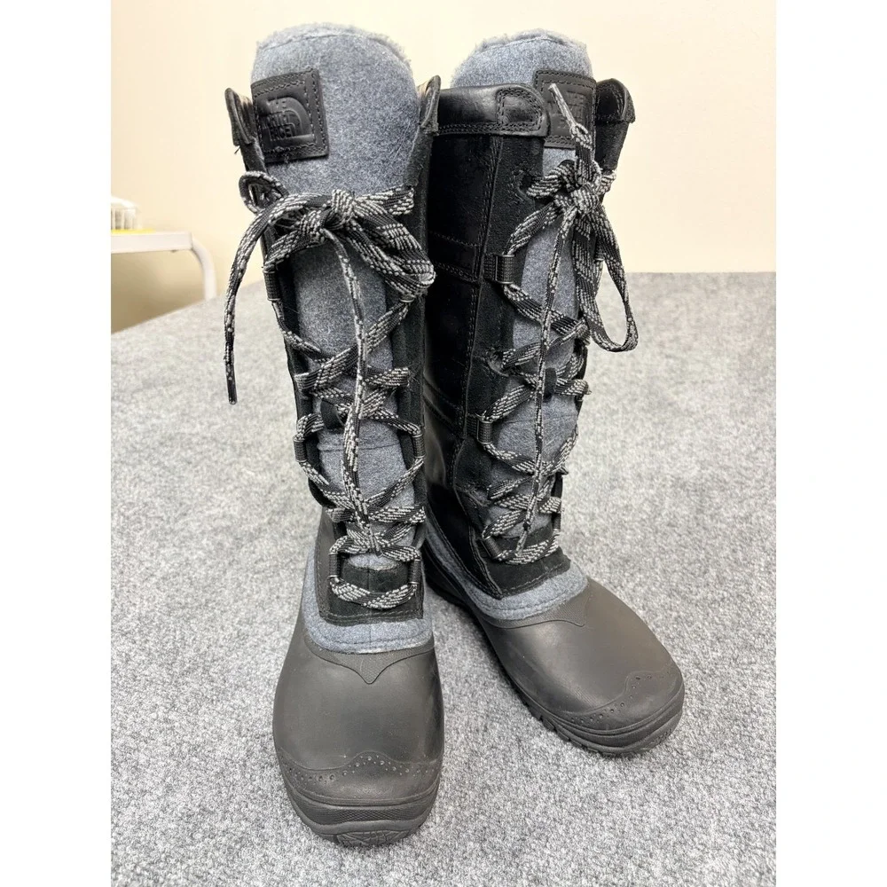 The North‎ Face Boots Womens Black Shellista Tall Waterproof  Winter Size 7
